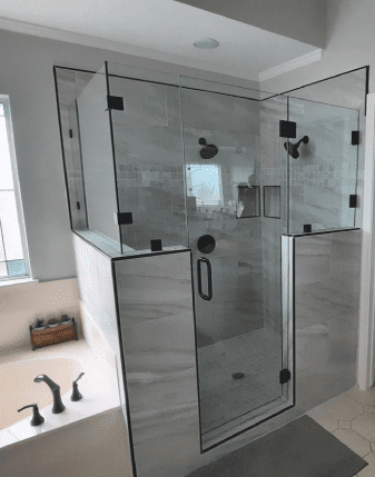Customize bathroom Glass door